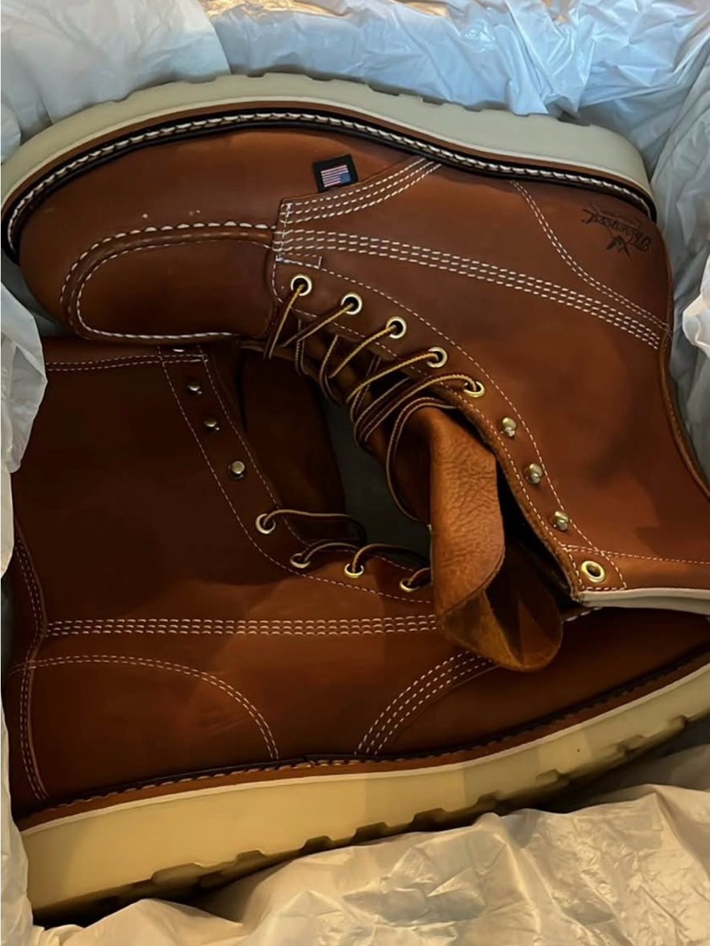 Men's Thorogood 8" Steel Toe Wedge Sole Work Boot